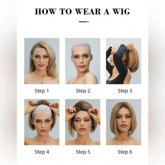 26 Inch Light Blonde Layered Wig hair with fringe - Picture 2 of 13